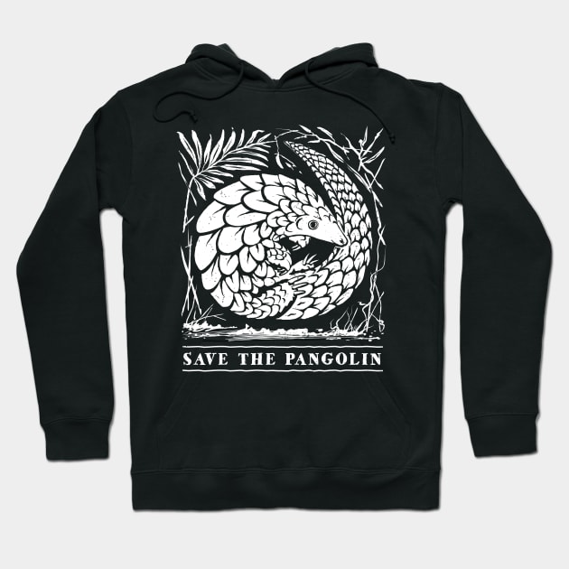 Endangered Species - Save The Pangolin Hoodie by bangtees